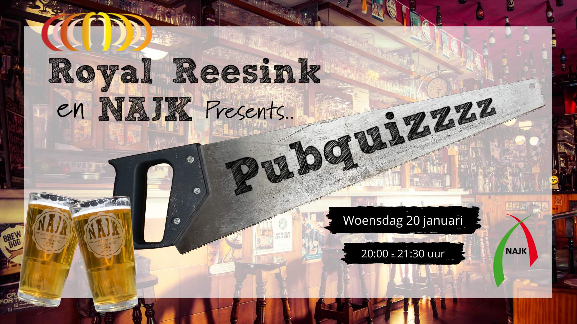 Pubquiz Royal Reesink en NAJK